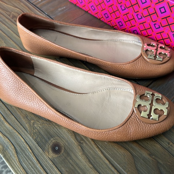 Tory Burch Claire Ballet Flat Sz 8 - Picture 2 of 5